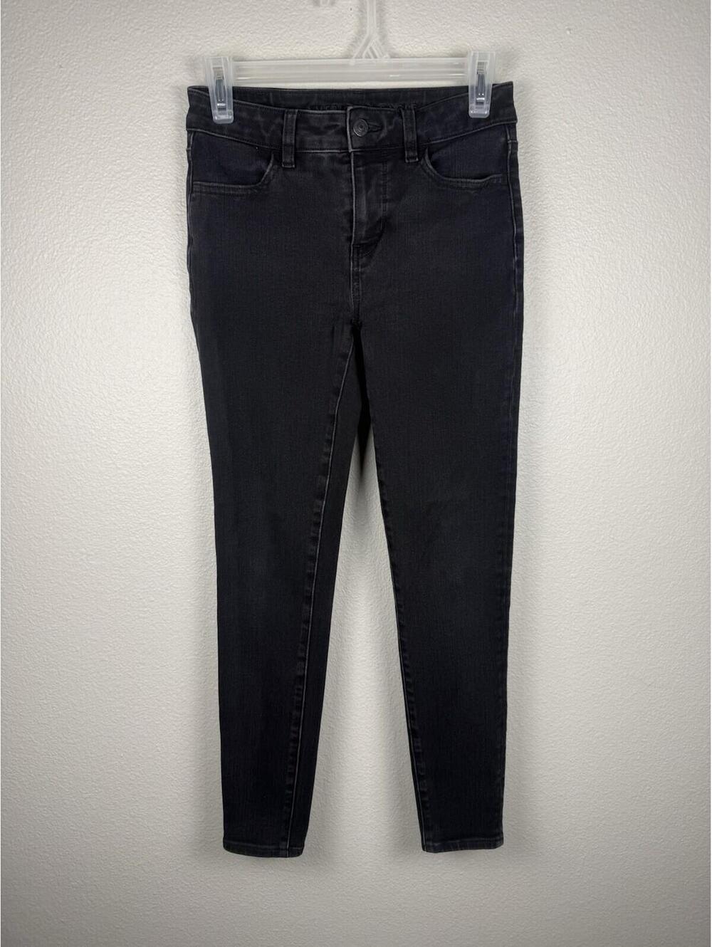 American Eagle Womens 0 Mid Rise Jegging 360 Super Stretch Jeans AEO